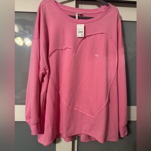 Pink Heart Sweatshirt 22/24